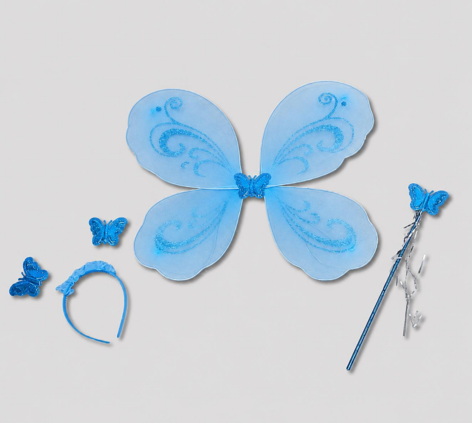 KANAT TAKIM KELEBEK MAVİ (Kanat-Taç-Asa)