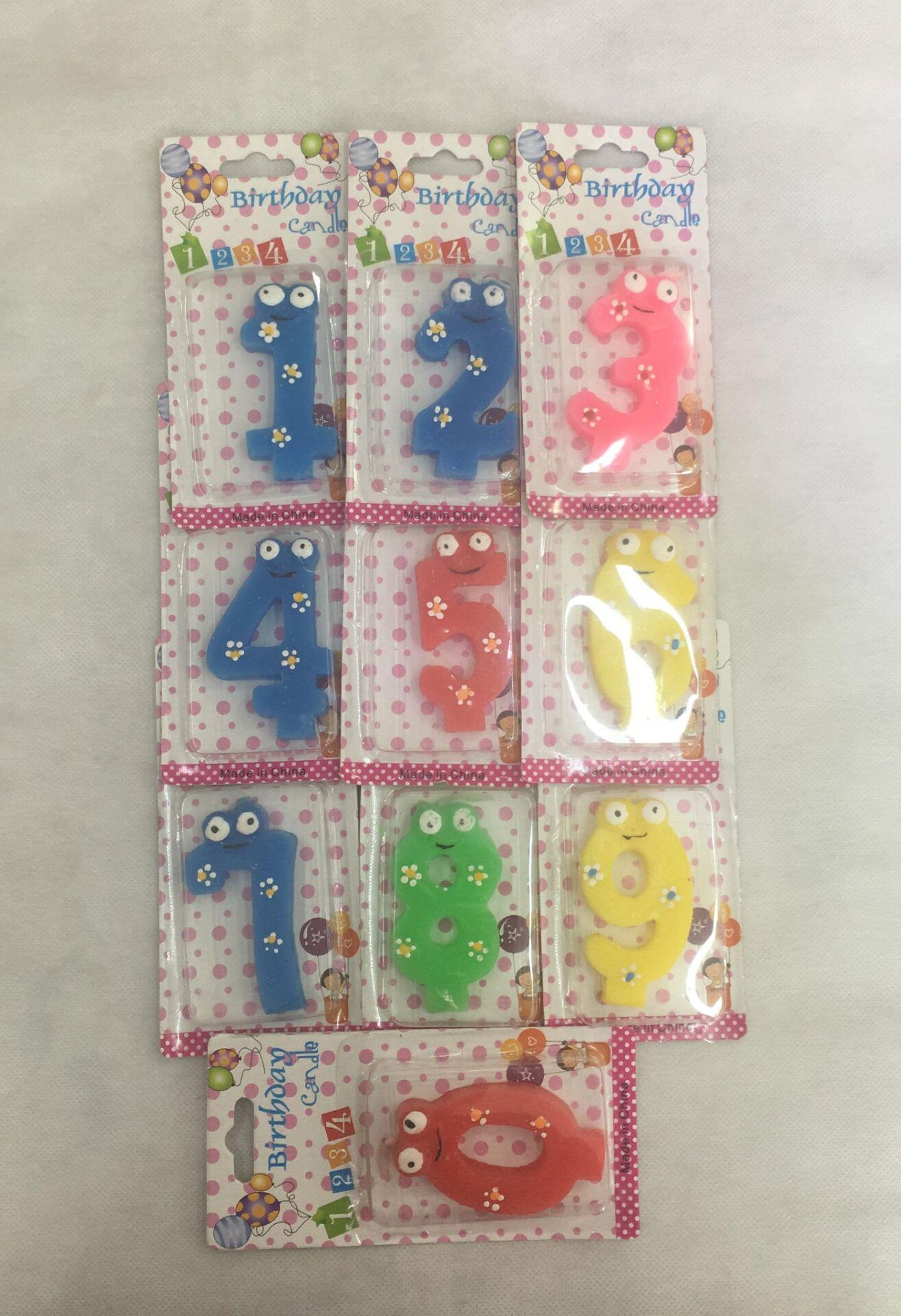 MUM RAKAM GÖZLÜ RENKLİ TEKLİ