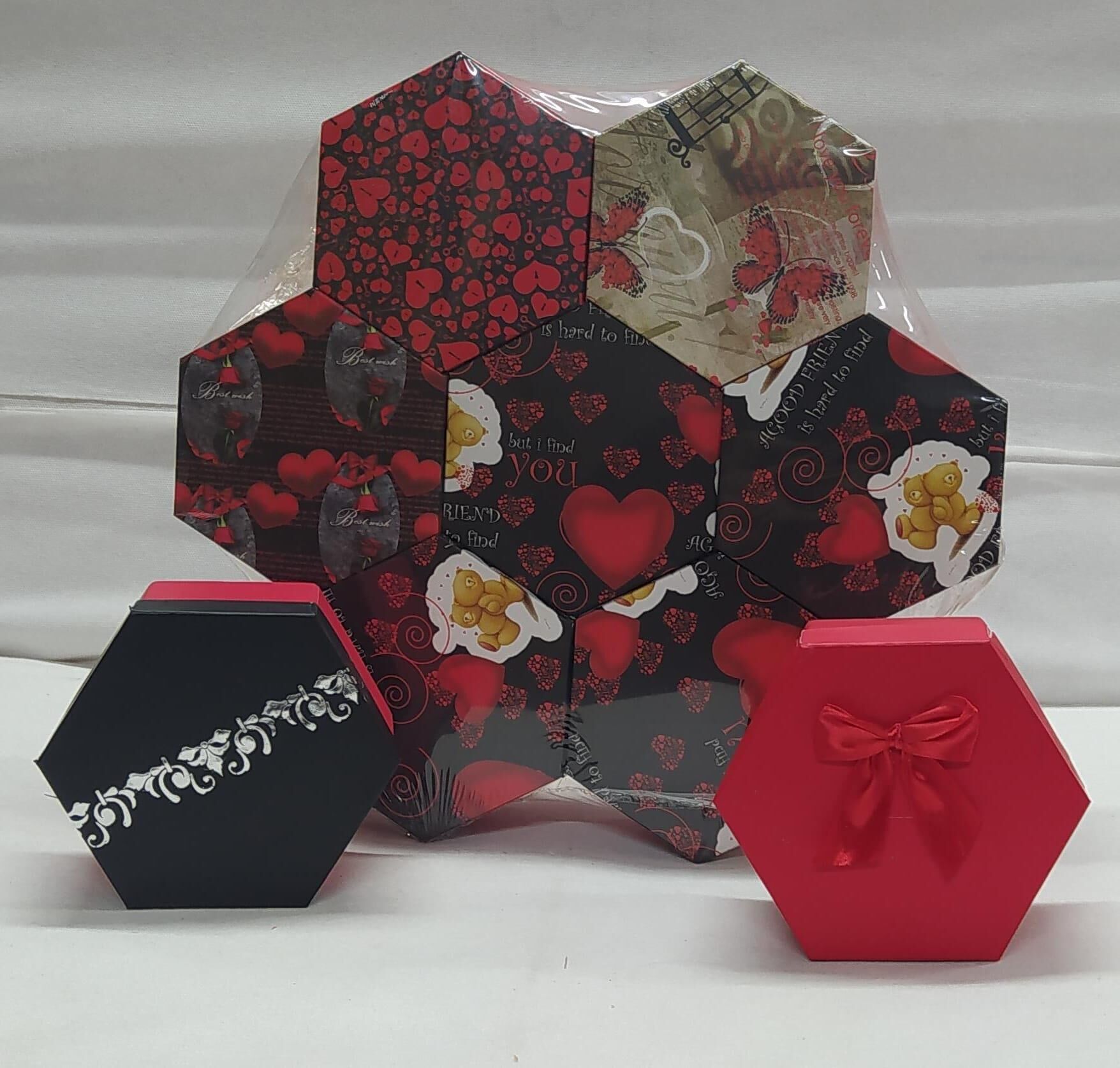 TN TEKLİ KUTU ALTIGEN  DESENLİ