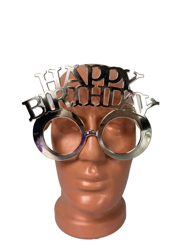 GÖZLÜK  HAPPY BIRTHDAY YAZILI TACLI