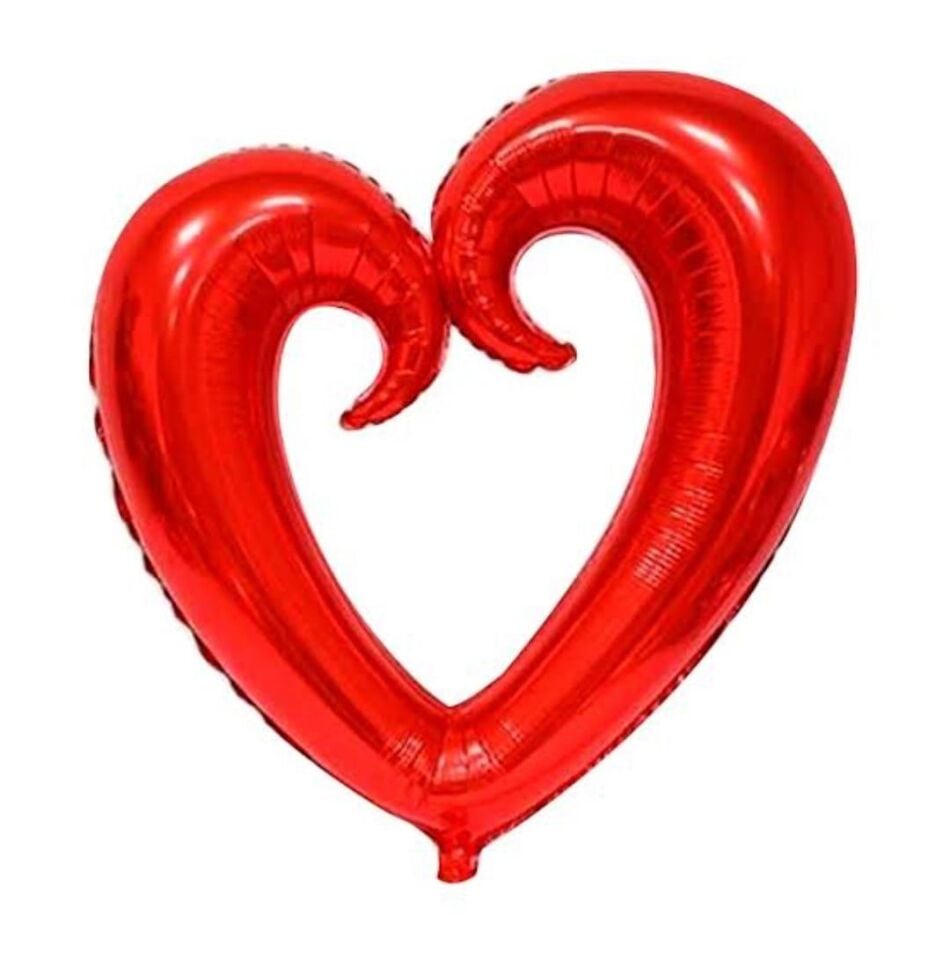 FOLYO BALON İÇİ BOŞ KALP 24'' KIRMIZI