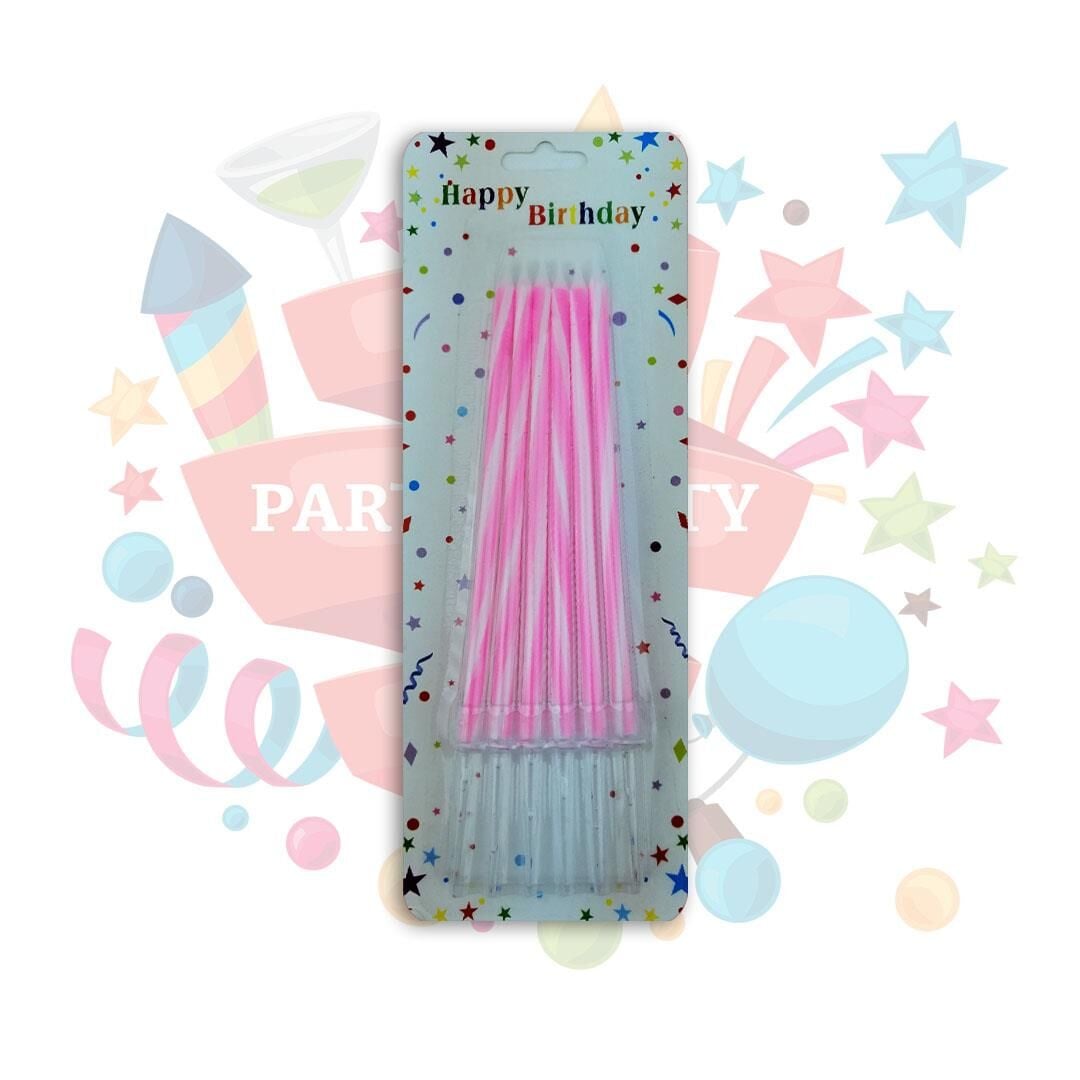 MUM ŞEKER ÇUBUĞU MAKARON 13 CM PEMBE