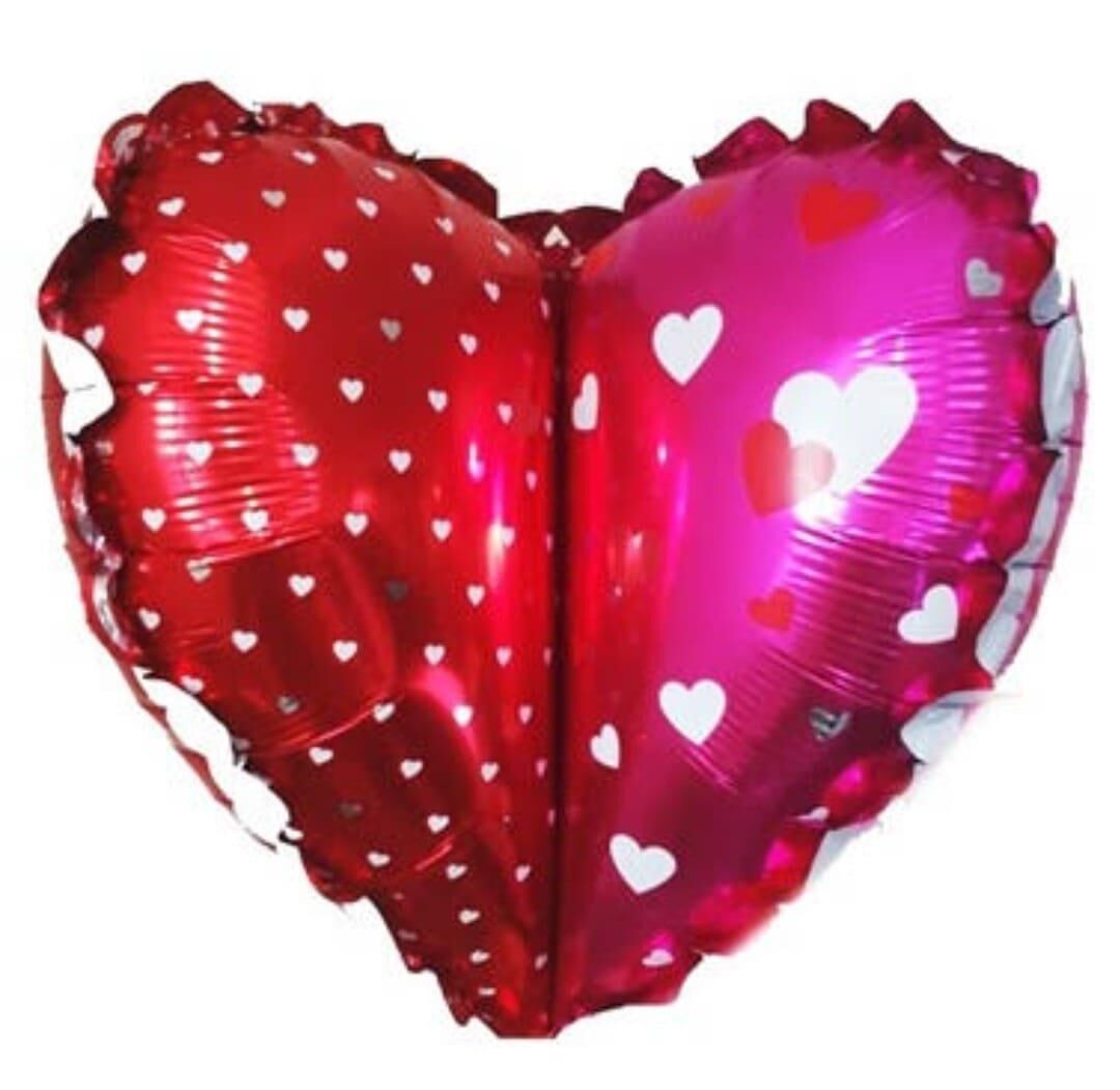 FOLYO BALON DÖRT BOYUTLU KALP BÜYÜK BOY