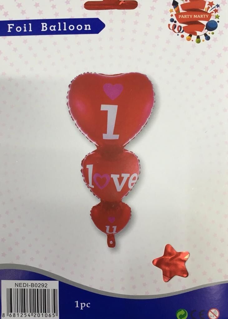 FOLYO BALON KALP I LOVE YOU