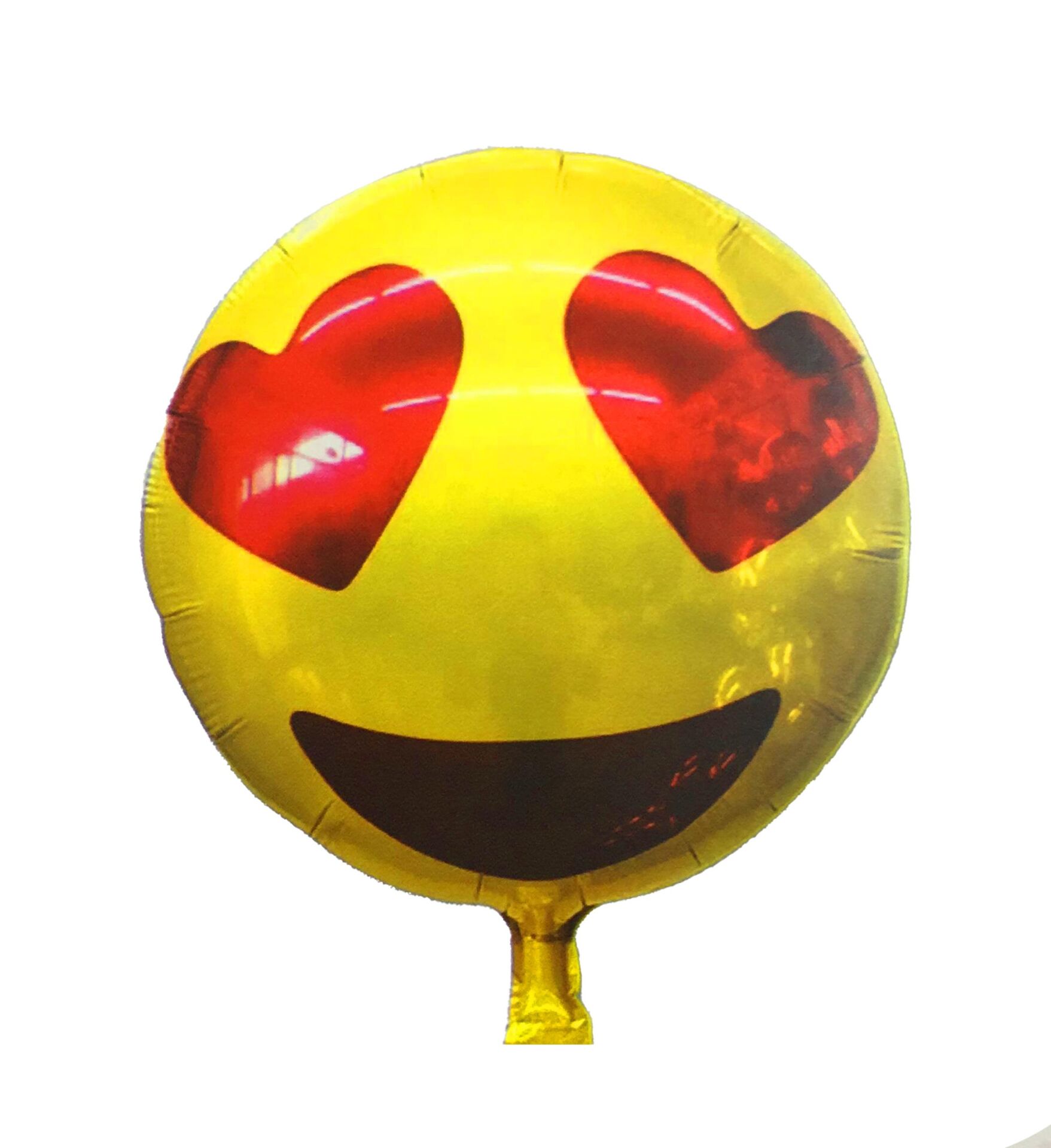FOLYO BALON GÜLEN YÜZ KALP GÖZ