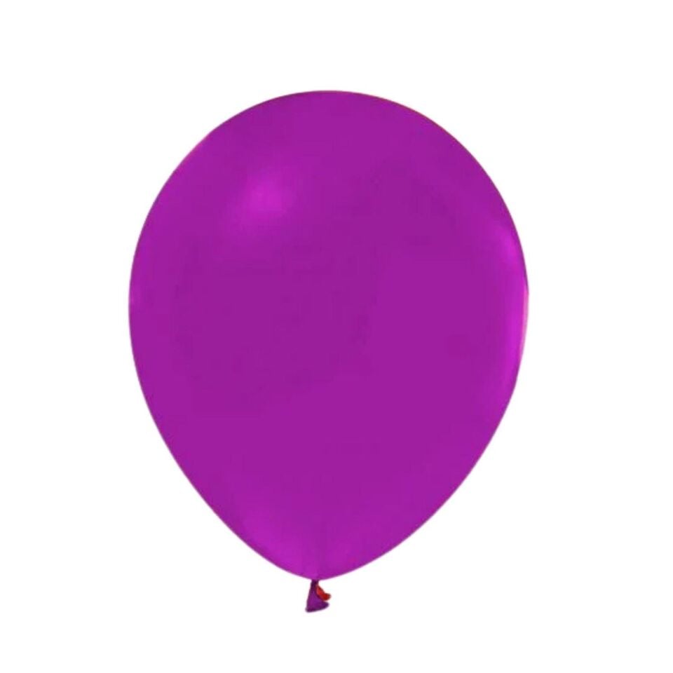 BALON DÜZ RENK KOYU VİYOLET 100LÜ