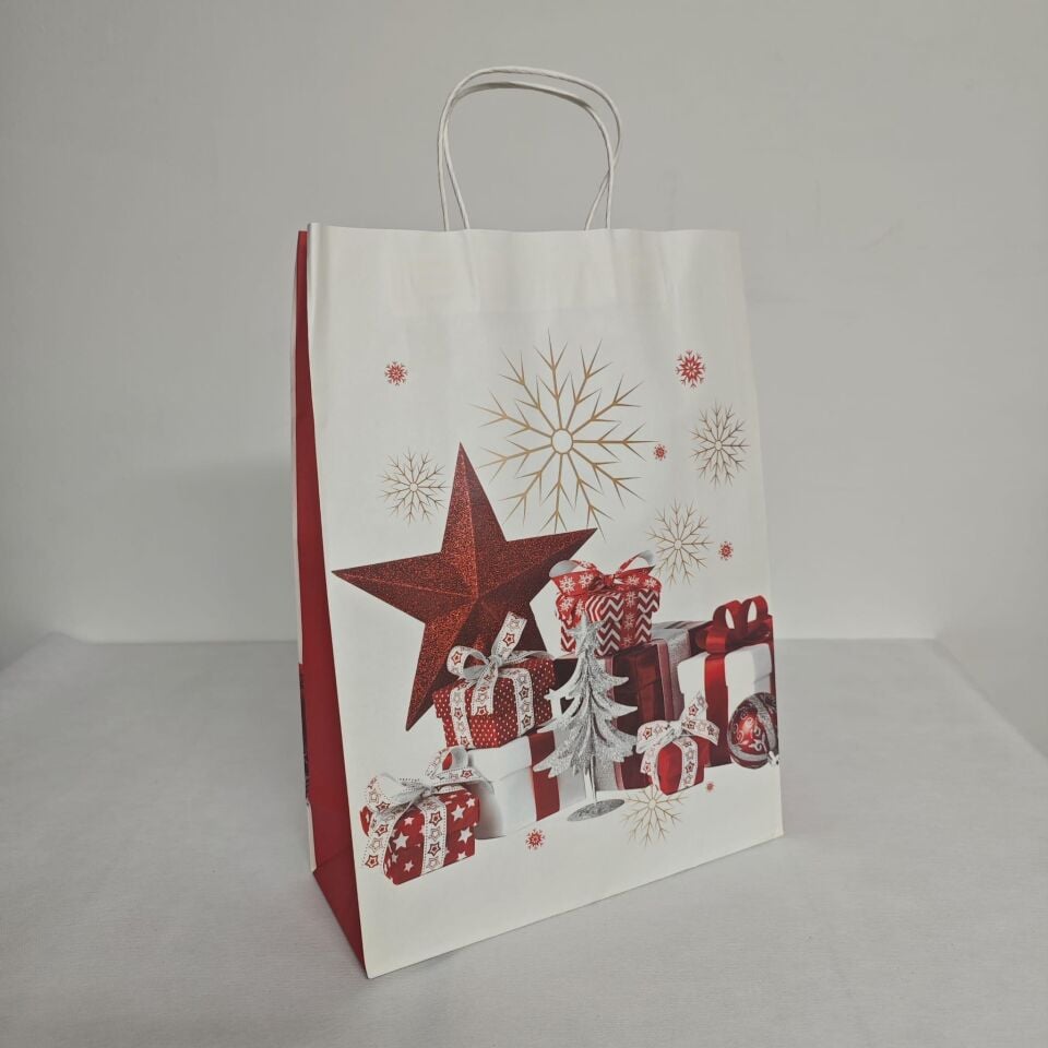 ÇANTA BÜKÜM SAPLI İTHAL B.KRAFT 31*42 YILDIZ 12 Lİ