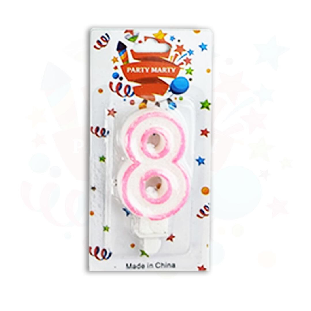 MUM RAKAM SİMLİ PEMBE 8