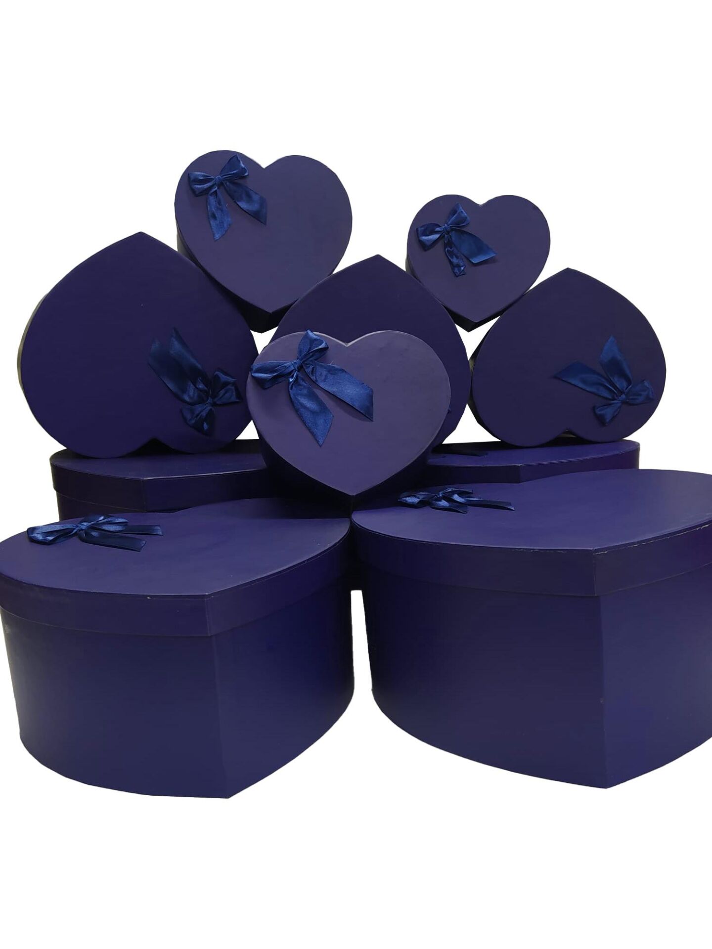 TN KALPLİ KUTU 10 LU PAPYONLU  LACİVERT