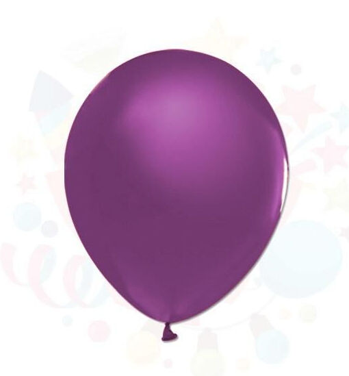 BALON METALİK KOYU VİYOLET 100'LÜ