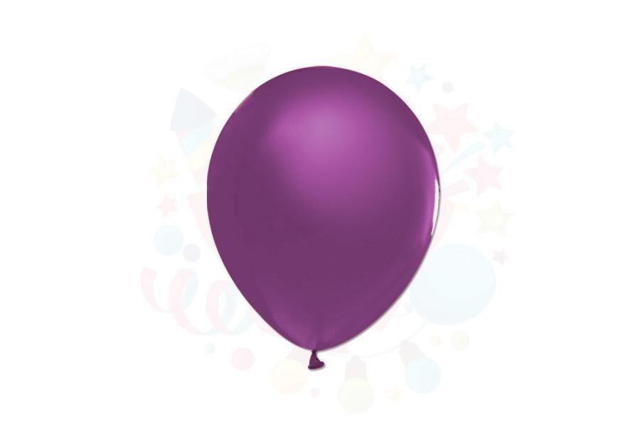 BALON METALİK KOYU VİYOLET 100'LÜ