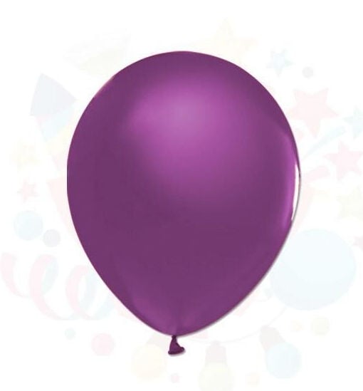 BALON METALİK KOYU VİYOLET 100'LÜ