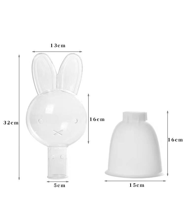 FANUS PLASTİK TAVŞAN KAFASI 16*24 CM