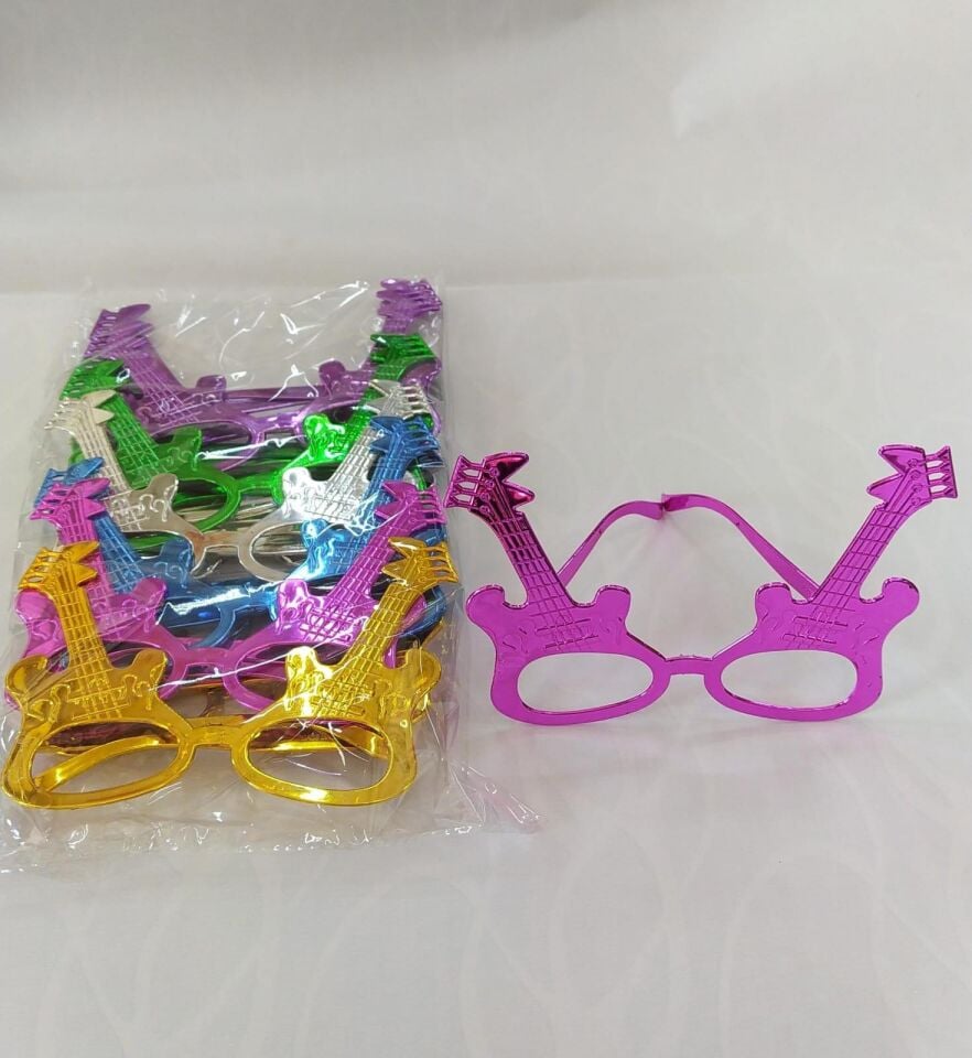 GÖZLÜK METALİK GİTARLI 12 Lİ