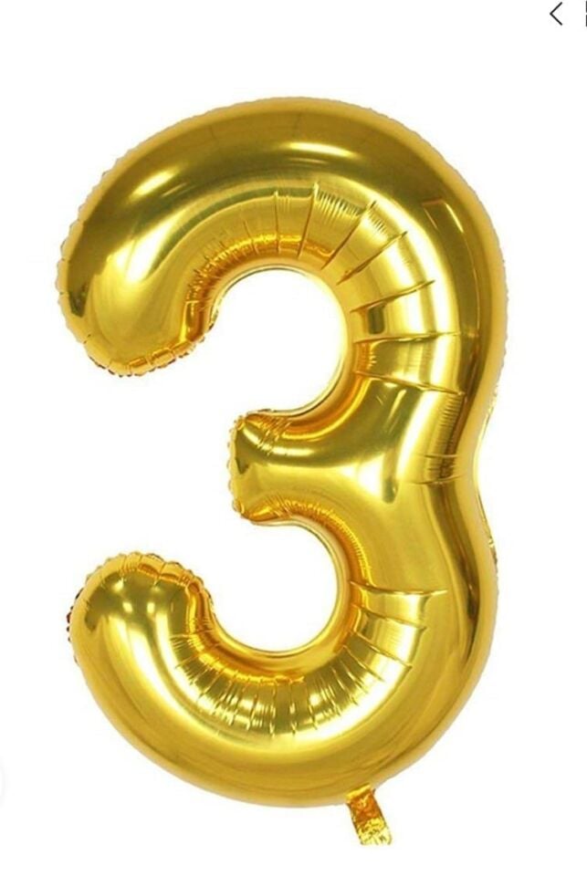 FOLYO BALON RAKKAM ALTIN 3