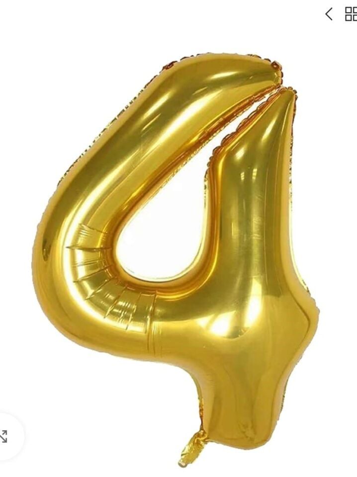 FOLYO BALON RAKKAM ALTIN 4