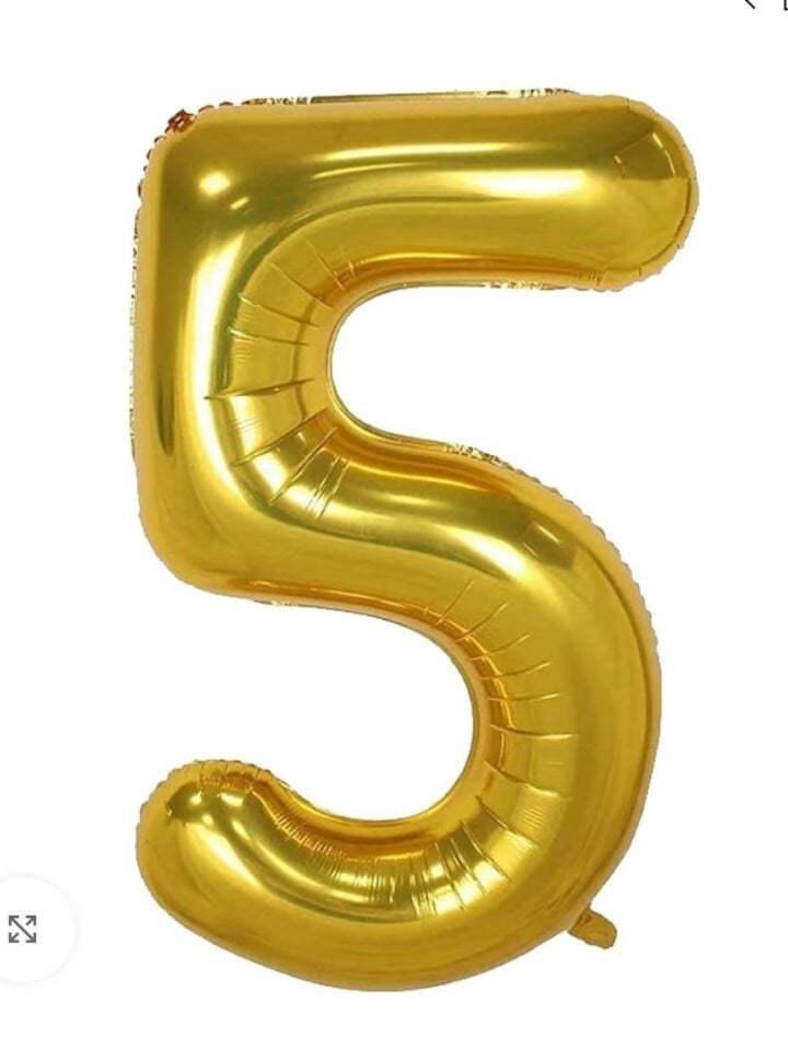 FOLYO BALON RAKKAM ALTIN 5