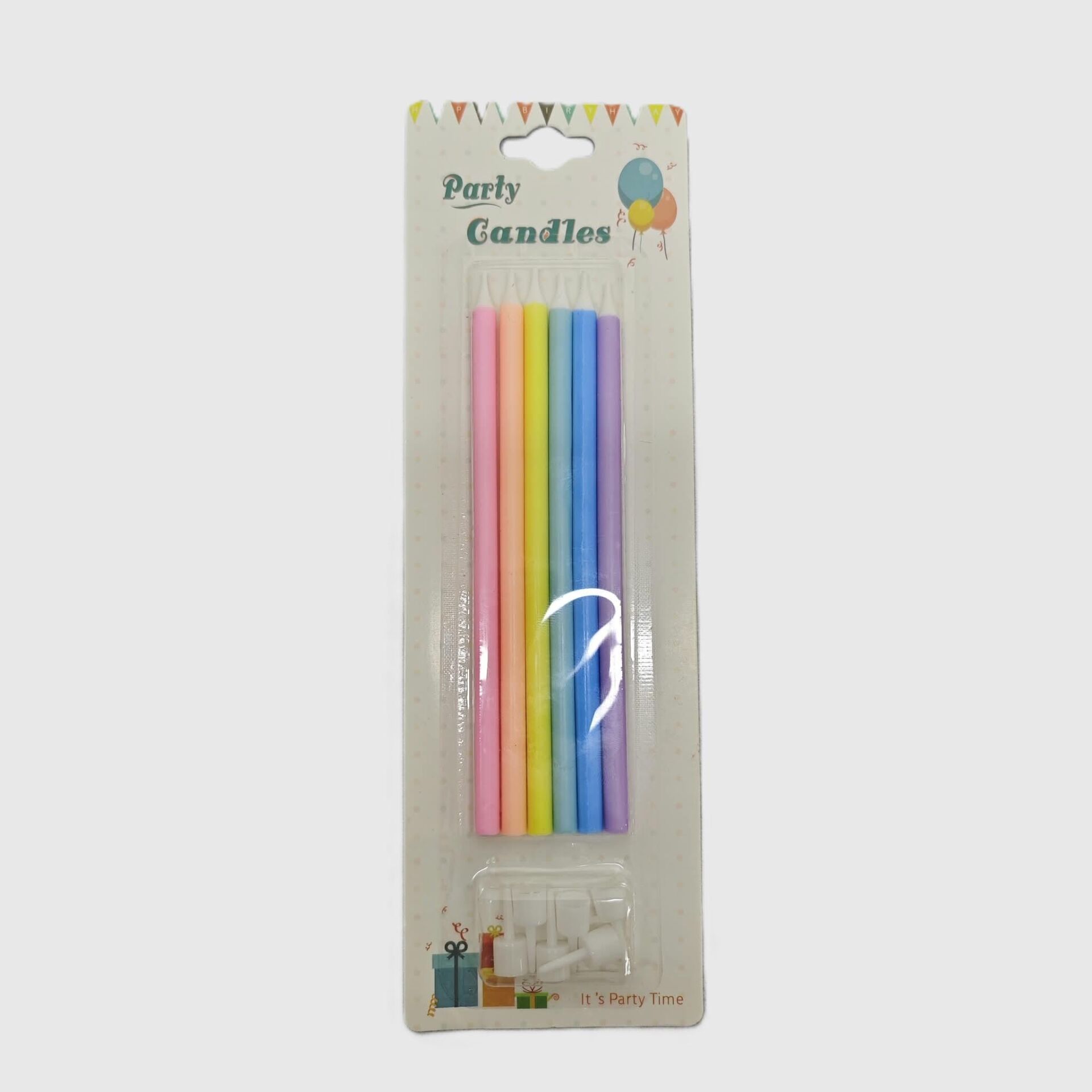 MUM İNCE ÇUBUK 6 LI MAKARON KARIŞIK 14 CM
