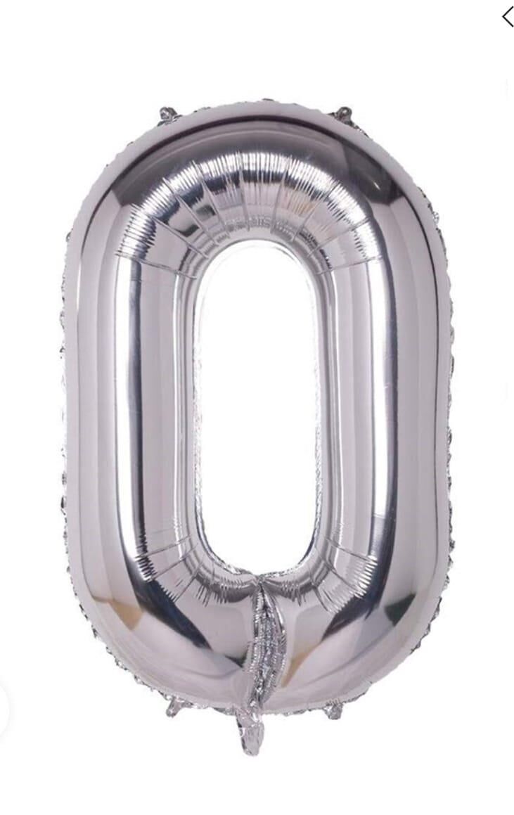 FOLYO BALON RAKKAM GÜMÜŞ 0