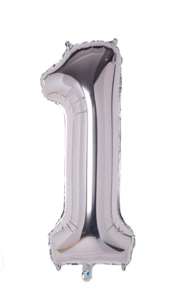 FOLYO BALON RAKKAM GÜMÜŞ 1