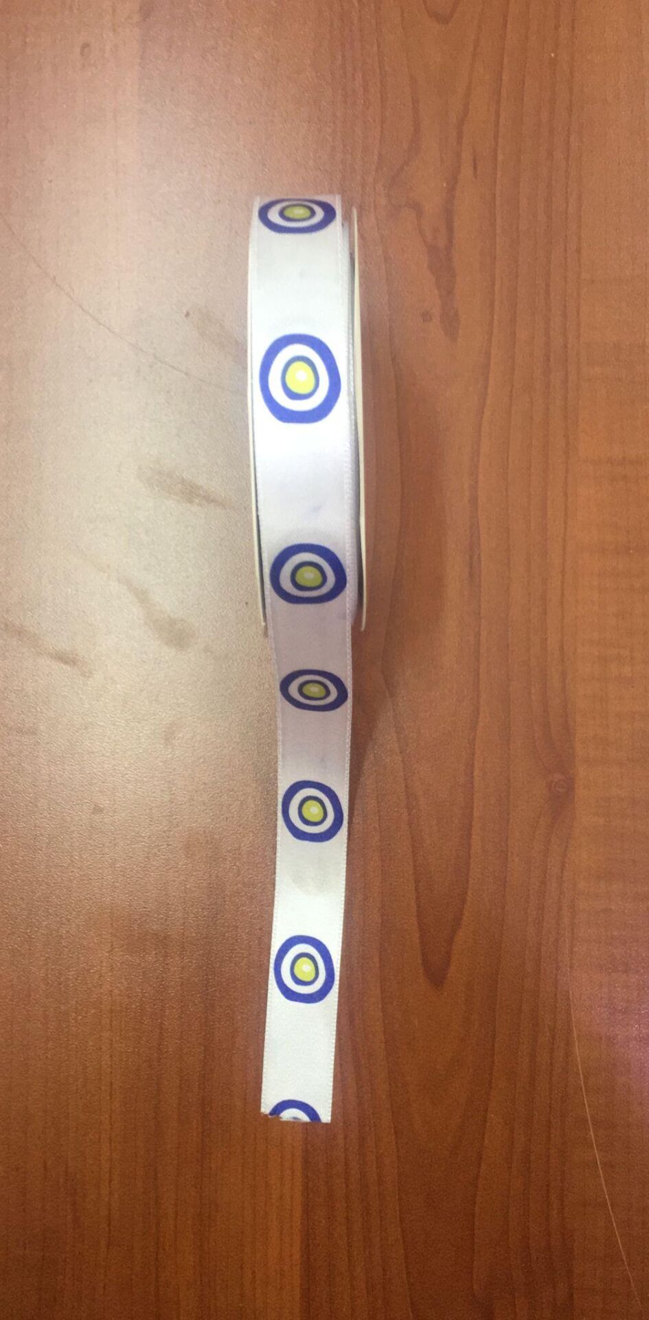 KURDELE SATEN MAKARA BASKILI 10 MT 2 CM NAZARLI