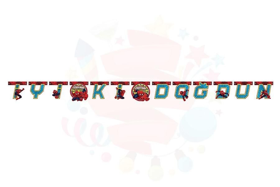 OYNAR KARTON İYİKİ DOĞDUN YAZI LİSANSLI SPIDERMAN