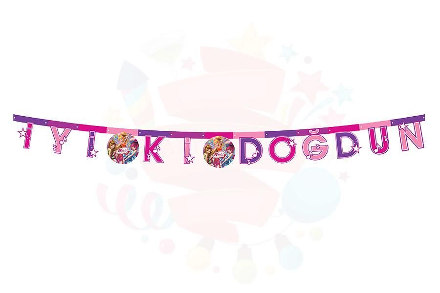 OYNAR KARTON İYİKİ DOĞDUN YAZI LİSANSLI WINX