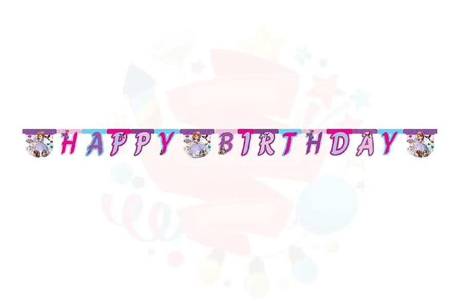 OYNAR KARTON HAPPY BIRTHDAY YAZI LİSANSLI SOFIA