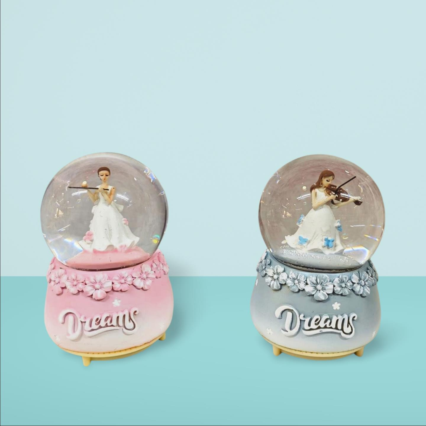 KAR KÜRESİ DREAMS PEMBE-GÜMÜŞ