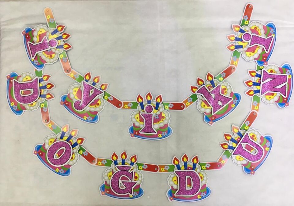 OYNAR KARTON YAZI İYİ Kİ DOĞDUN ÜÇ BOYUTLU SİMLİ P