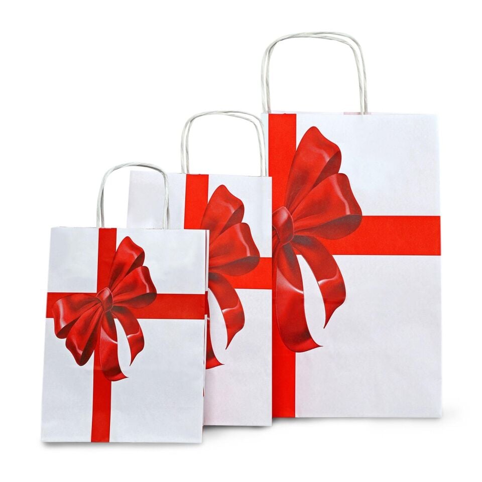 ÇANTA B.KRAFT BÜKÜM SAPLI  FYONKLU 32*41cm 25 Lİ