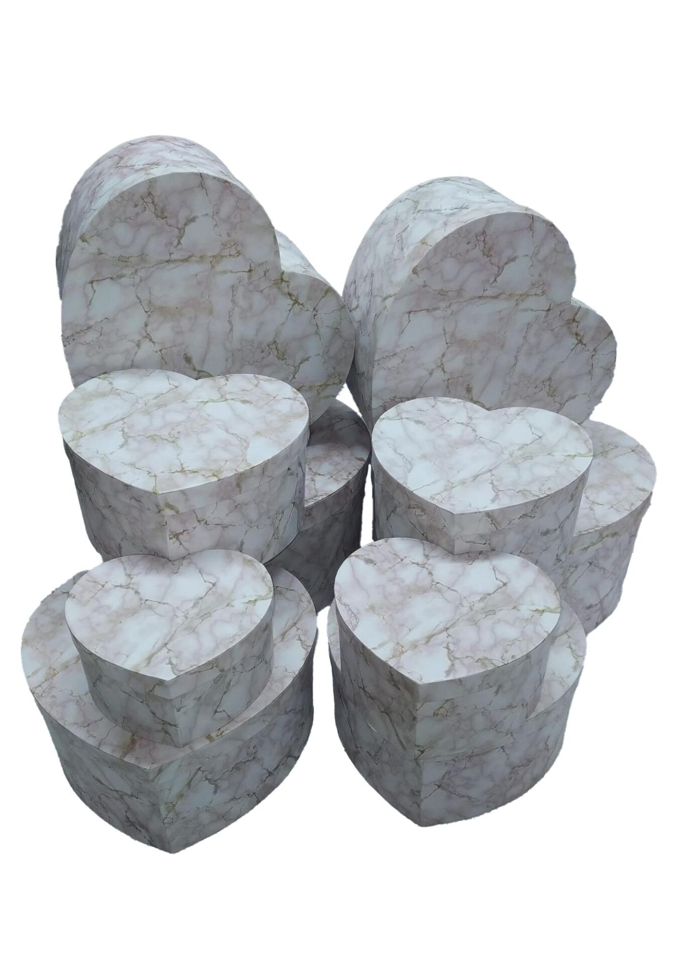 TN KALPLİ KUTU 10 LU BEYAZ MERMER