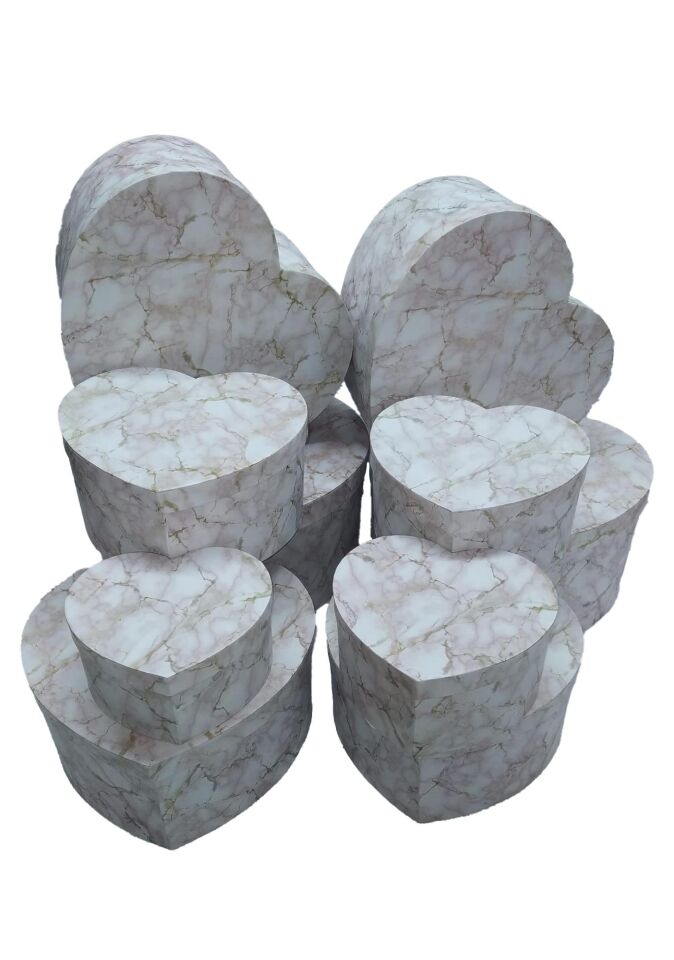 TN KALPLİ KUTU 10 LU BEYAZ MERMER