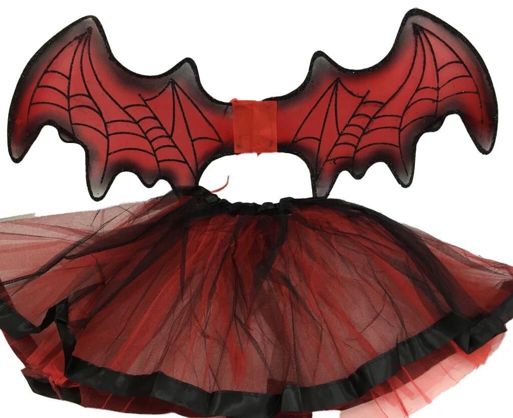HALLOWEEN ÇOCUK VAMPİR YARASA KANATLI TAKIM