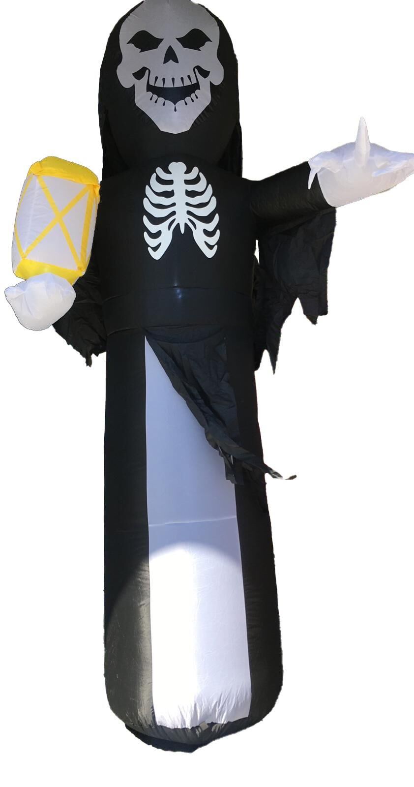 HALLOWEEN ŞİŞME İSKELET KAPI SÜSÜ IŞIKLI 240CM