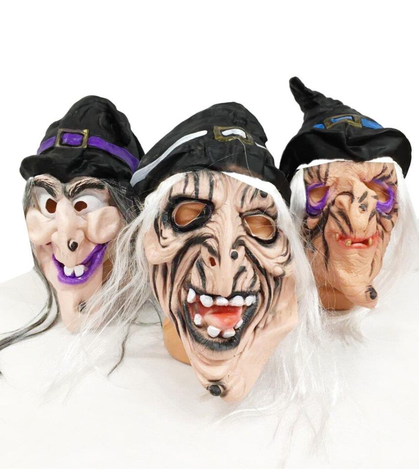 HALLOWEEN SİLİKON ET MASKE CADI