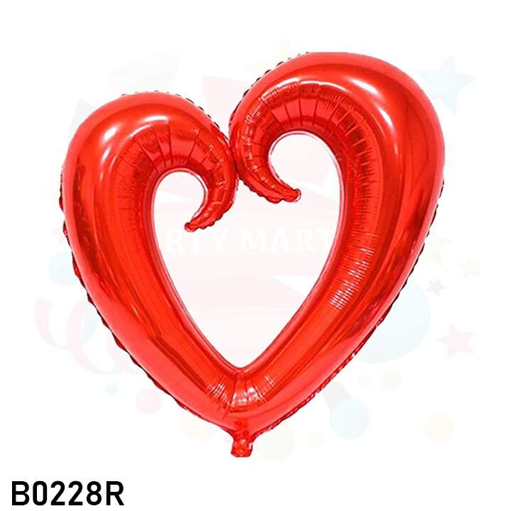 FOLYO BALON İÇİ BOŞ KALP BÜYÜK 30'' KIRMIZI