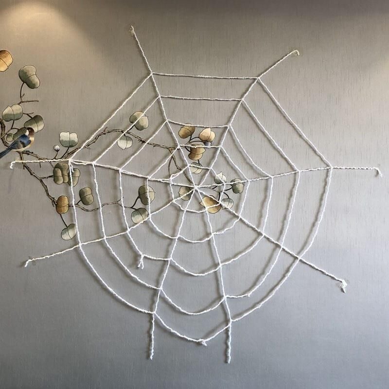 HALLOWEEN ÖRÜMCEK AĞI BEYAZ BÜYÜK BOY