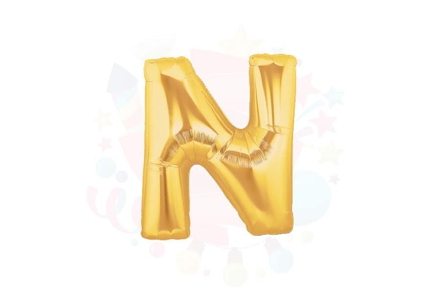 BALON FOLYO 14'' HARF ALTIN N