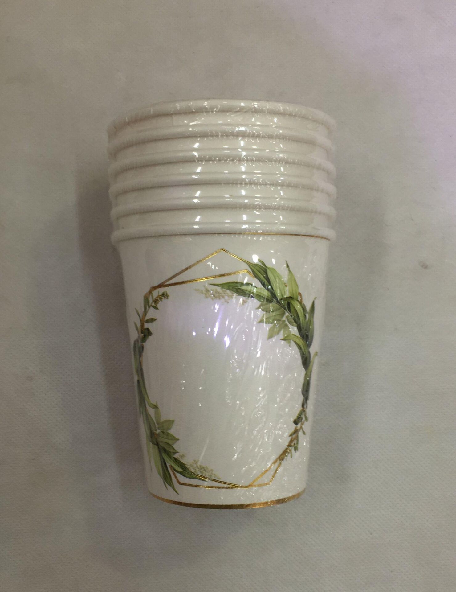 BARDAK  KARTON VARAK BASKILI ZEYTİN DALI  6LI