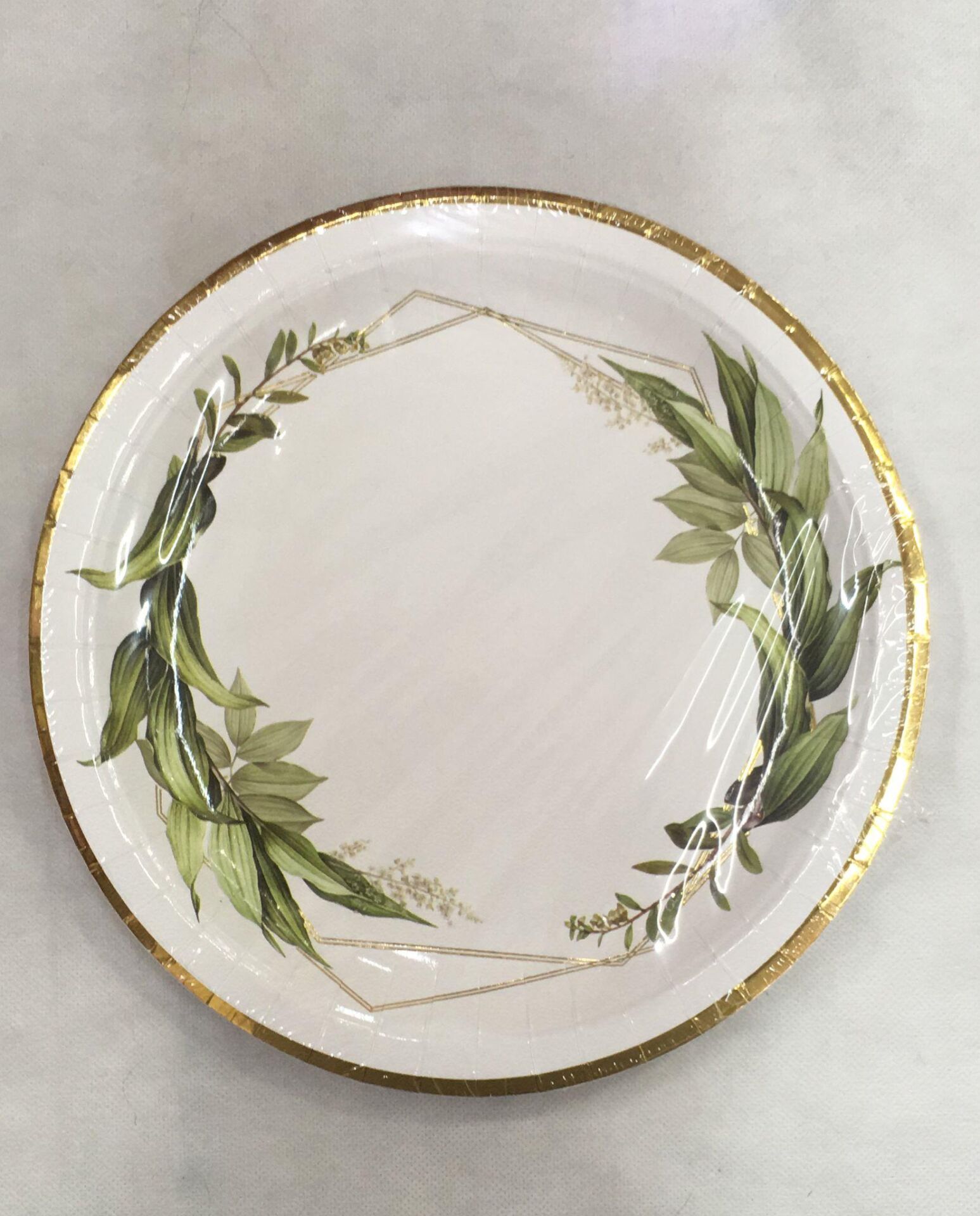 TABAK KARTON VARAK BASKILI ZEYTİN DALI 6 LI