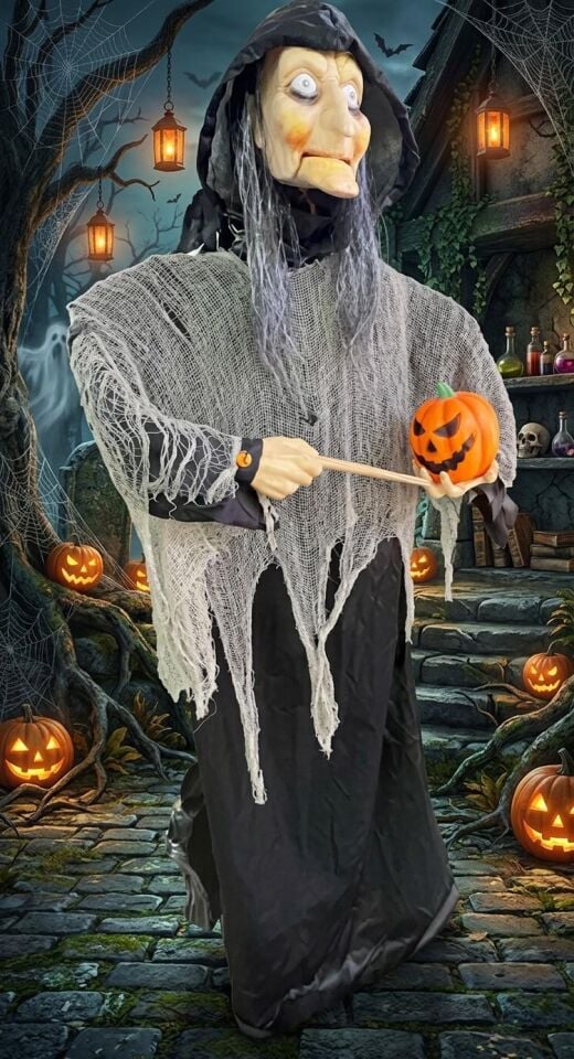 HALLOWEEN CADI HAREKETLİ MÜZİKLİ 180 CM
