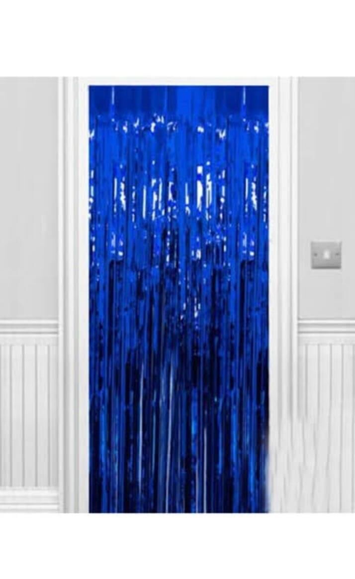 FUNKO SAÇAK KAPI SÜSÜ 1 MT*2 MT KOYU MAVİ