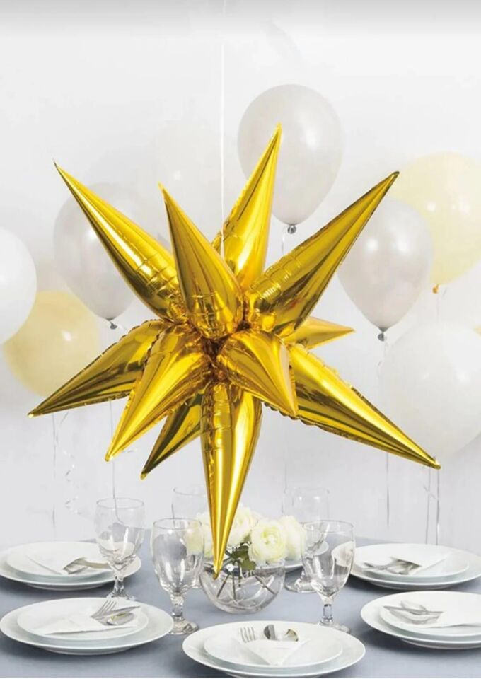 FOLYO BALON KUTUP YILDIZI 18'' ALTIN