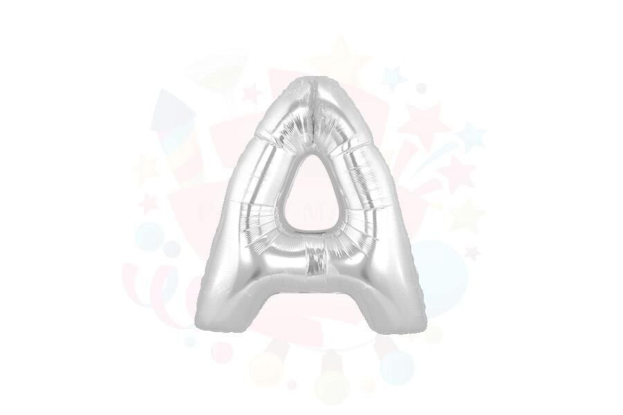 BALON FOLYO 14'' HARF GÜMÜŞ A
