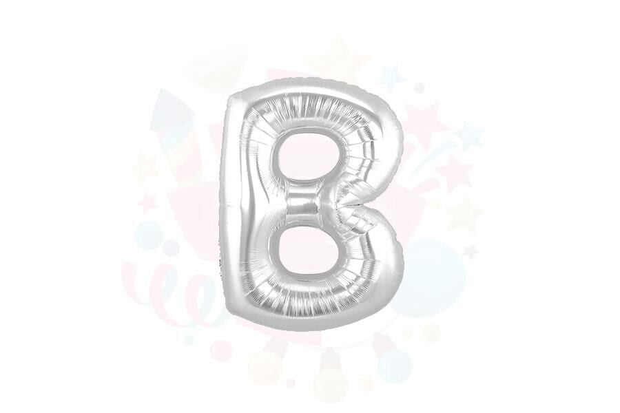 BALON FOLYO 14'' HARF GÜMÜŞ B