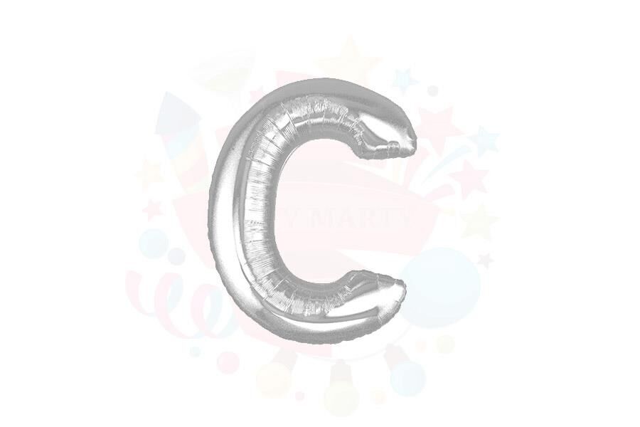 BALON FOLYO 14'' HARF GÜMÜŞ C