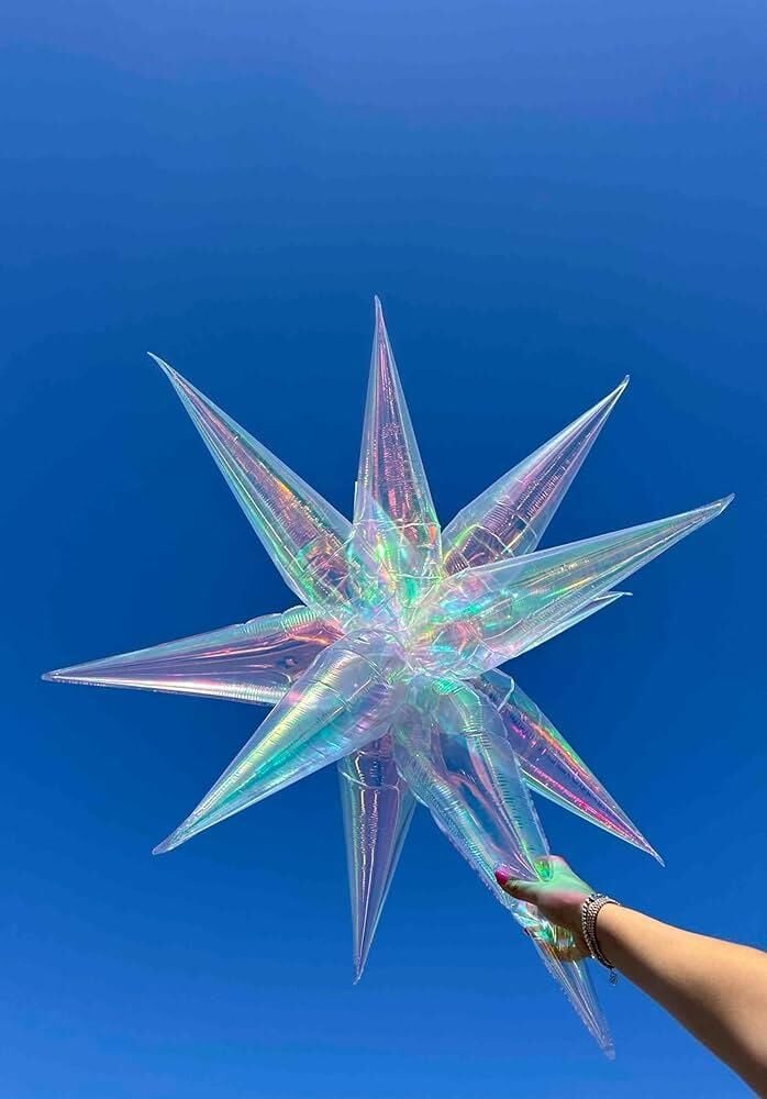 FOLYO BALON KUTUP YILDIZI 26'' SEDEF ŞEFFAF