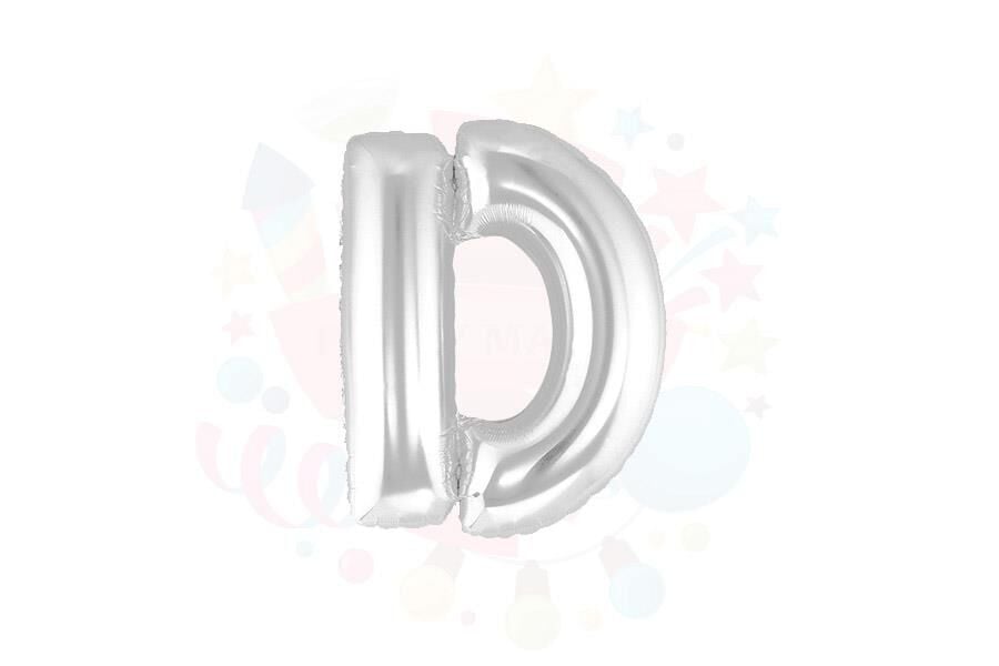 BALON FOLYO 14'' HARF GÜMÜŞ D