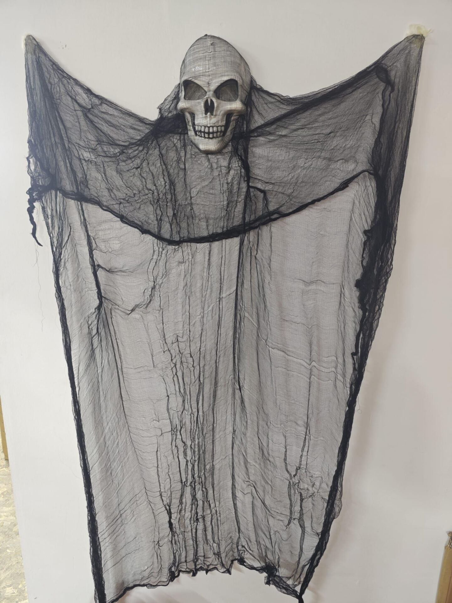 HALLOWEEN İSKELET ASMA SÜS SİYAH DEKORLU
